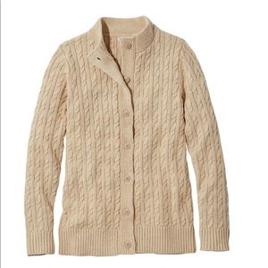 LL Bean large sweater cardigan